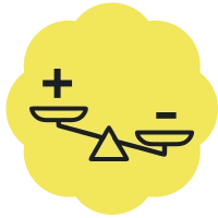 Illustration representing high protein and low carbohydrates